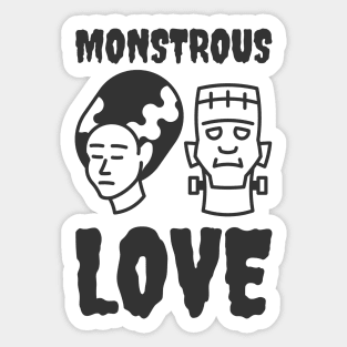 Monstrous Love Sticker